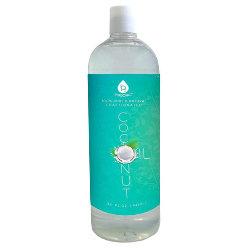 100% Pure Oil for Massages, Therapeutic Recipes & Essential Oils, Fractionated Coconut, 32 Fl Oz-0