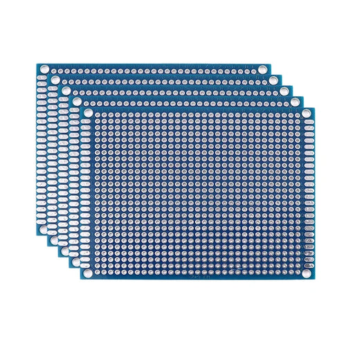 5/10PCS PCB Board Prototype Board Blue 2x8/3x7/4x6/5x7/7x9cm Double Sided Circuit Boards For DIY Soldering Project-10