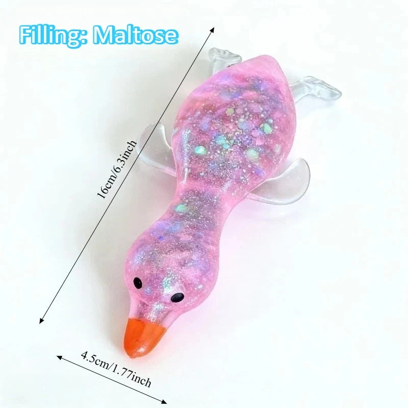Squishy Antistress Duck Fidgets Toys Cute Goose Animals Vent Toys for Kids Adults Decompression Stretch Toys Friends Best Gift-6
