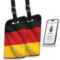 Smart Bag Security Tag - Germany Flag [Pack 2]-0